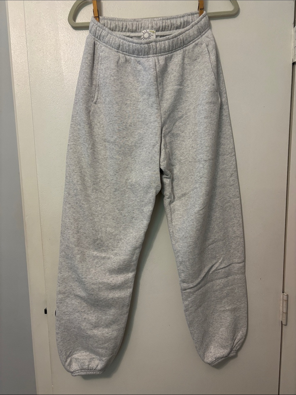 aerie Heather Gray Cozy Track Pants